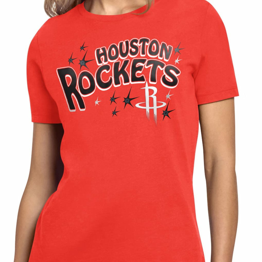 NBA - Houston Rockets Starter Women's Fireworks T-Shirt - Red