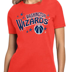 NBA - Washington Wizards Starter Women's Fireworks T-Shirt - Red