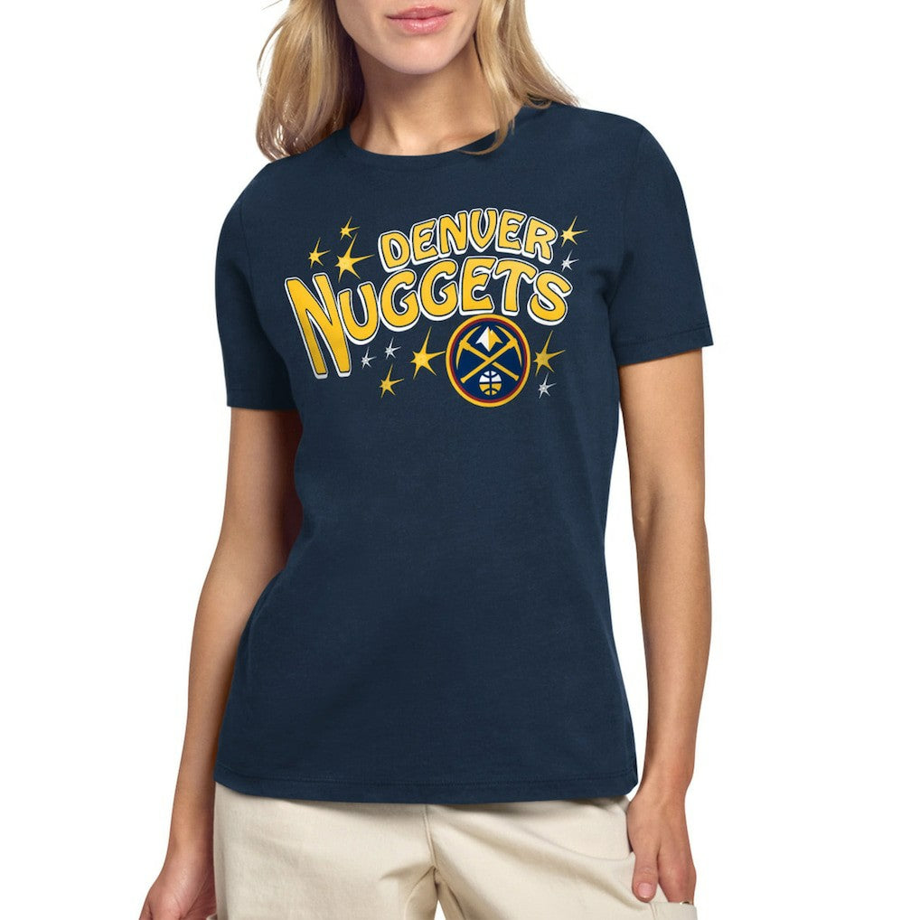 NBA - Denver Nuggets Starter Women's Fireworks T-Shirt - Navy