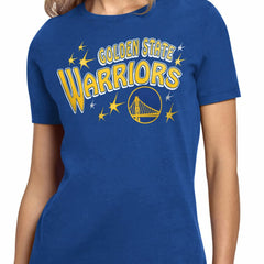 NBA - Golden State Warriors Starter Women's Fireworks T-Shirt - Royal