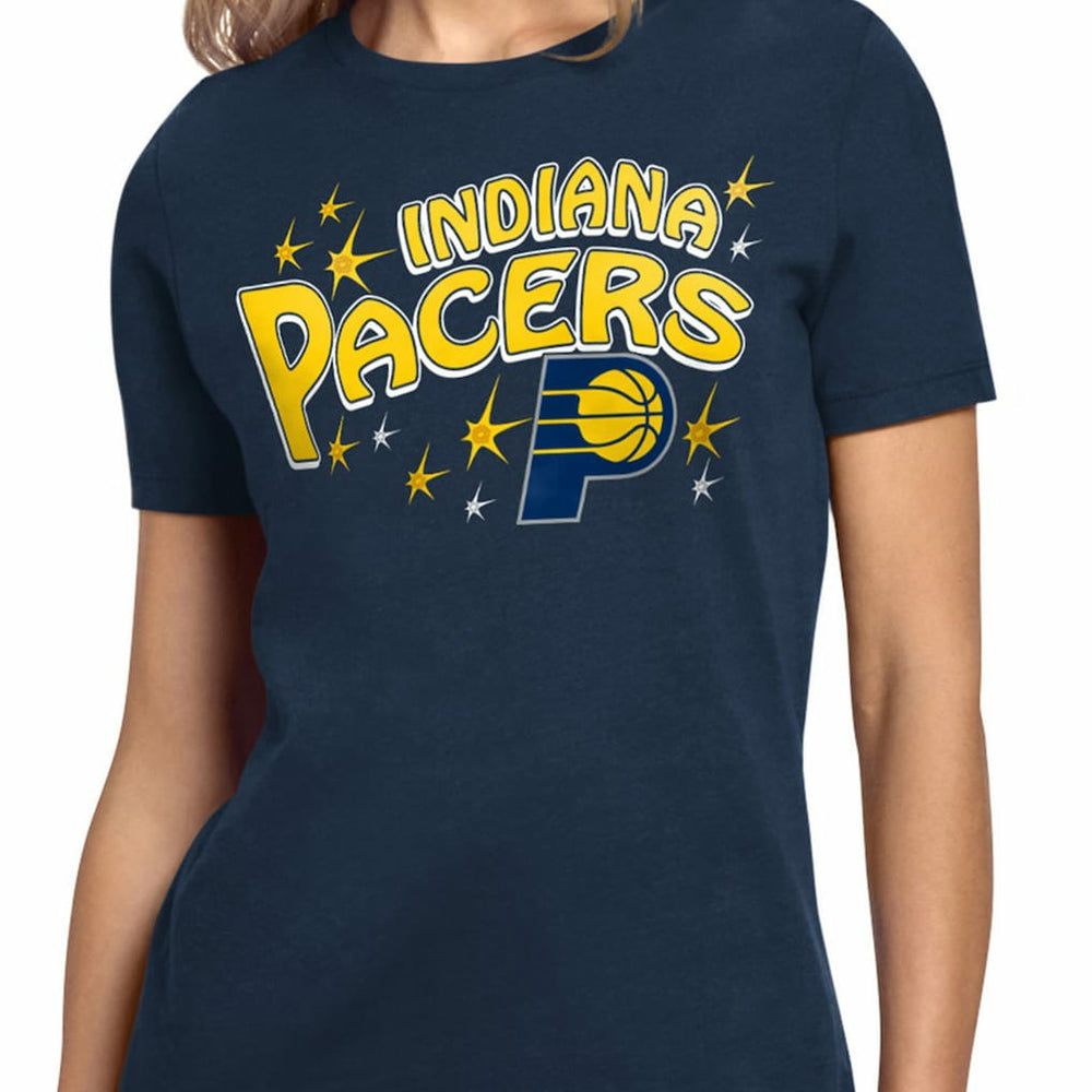 NBA - Indiana Pacers Starter Women's Fireworks T-Shirt - Navy