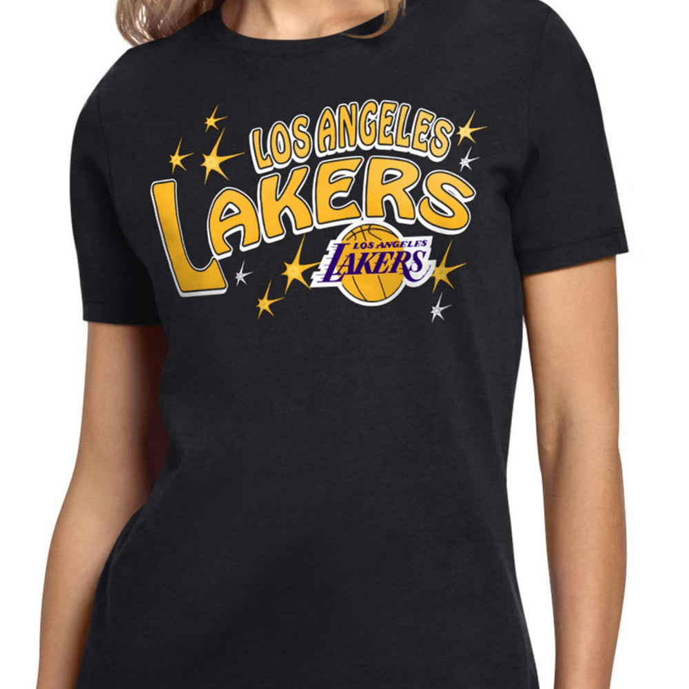 NBA - Los Angeles Lakers Starter Women's Fireworks T-Shirt - Black