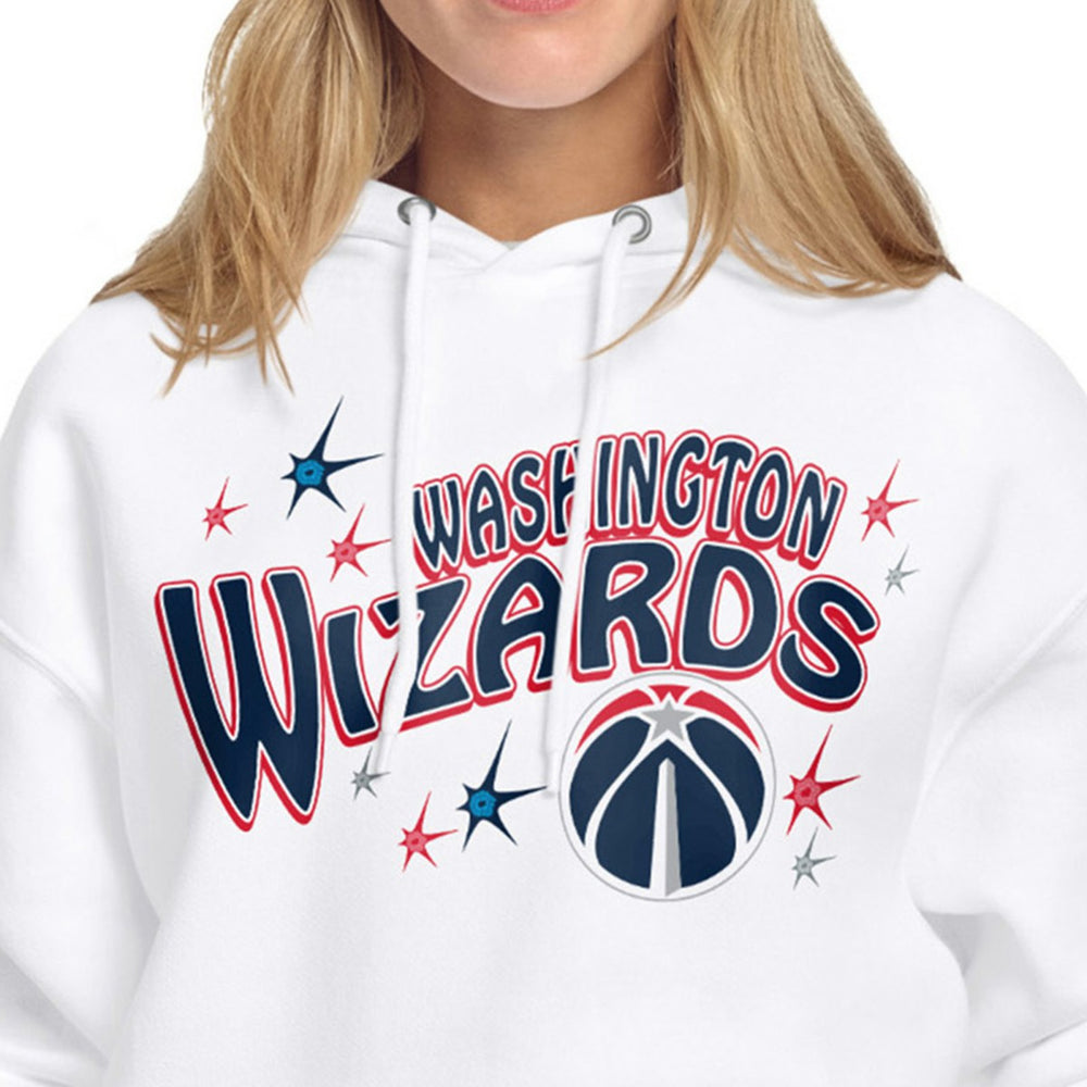 NBA - Washington Wizards Starter Women's Fireworks Fleece Hoodie - White
