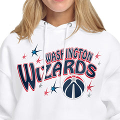 NBA - Washington Wizards Starter Women's Fireworks Fleece Hoodie - White