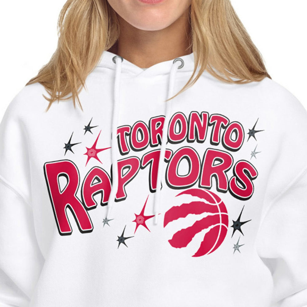 NBA - Toronto Raptors Starter Women's Fireworks Fleece Hoodie - White