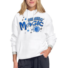 NBA - Orlando Magic Starter Women's Fireworks Fleece Hoodie - White