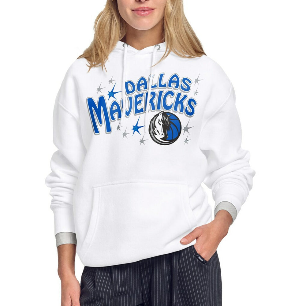 NBA - Dallas Mavericks Starter Women's Fireworks Fleece Hoodie - White