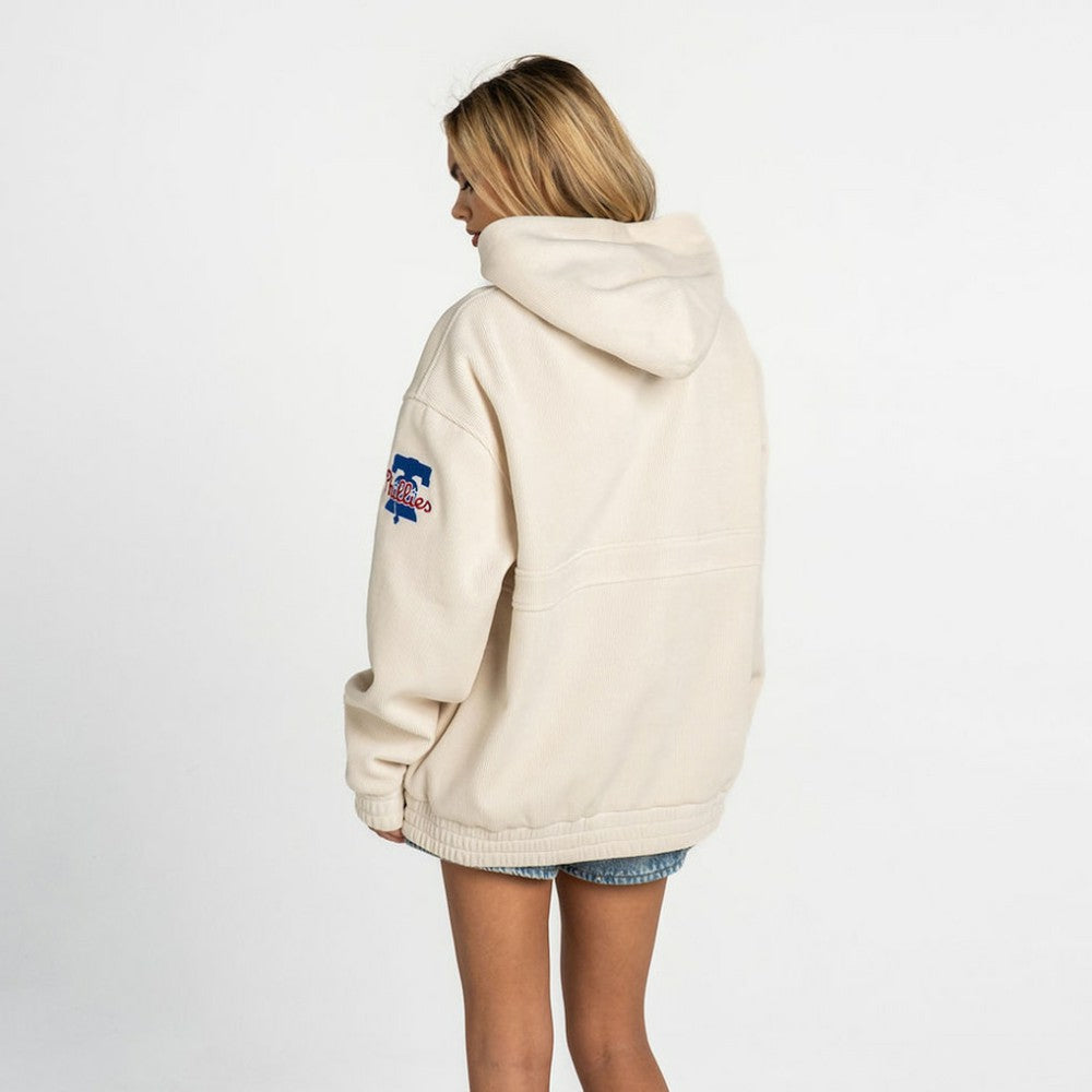Philadelphia Phillies The Wild Collective Women's Oversized Cord Hoodie Online