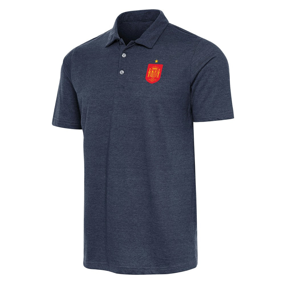 Spain National Team Antigua Peak Polo - Heather Navy