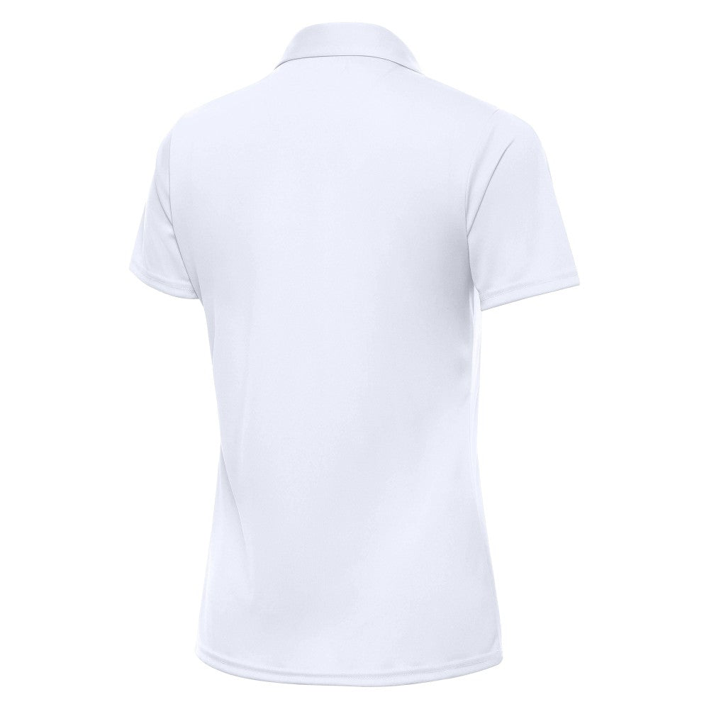 Spain National Team Antigua Women's Statement Y-Neck Polo - White