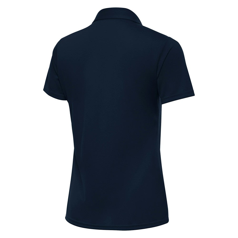 Spain National Team Antigua Women's Statement Y-Neck Polo - Navy