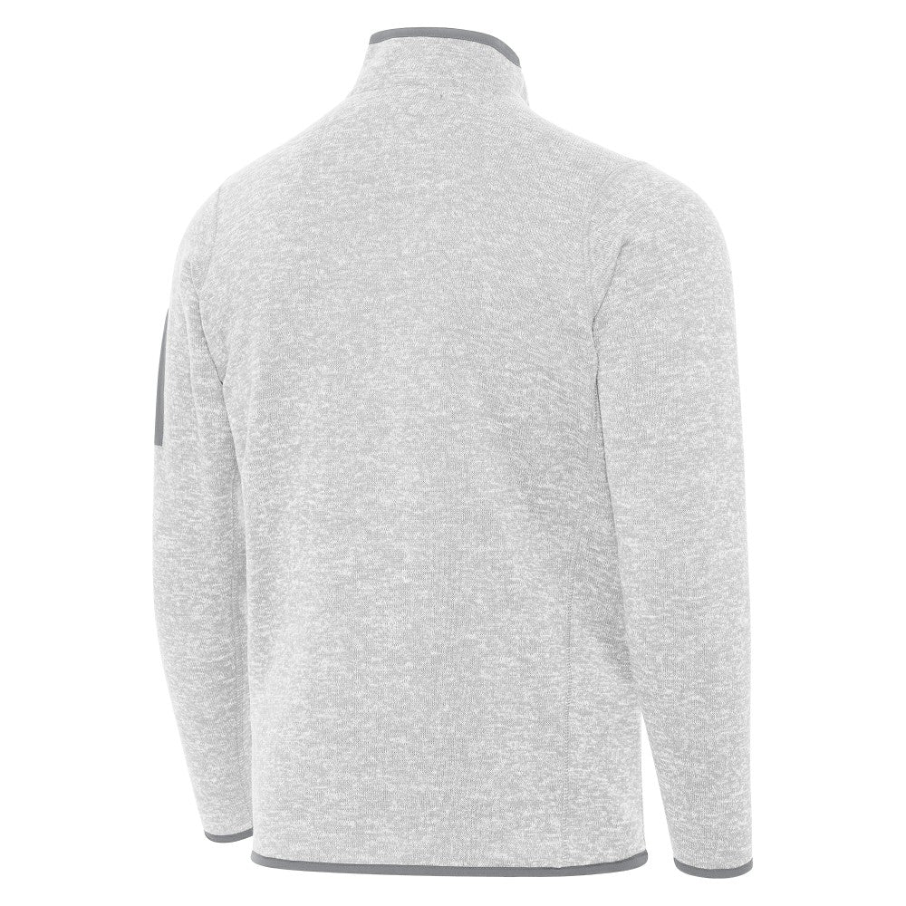 Spain National Team Antigua Elevate Quarter-Zip Pullover - Heather Gray