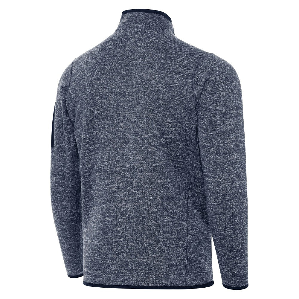 Spain National Team Antigua Elevate Quarter-Zip Pullover - Heather Navy