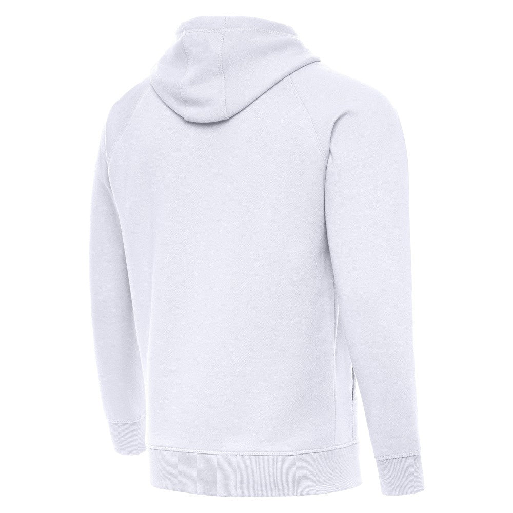 Spain National Team Antigua Takeover Fleece Raglan Hoodie - White