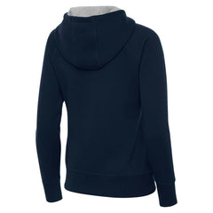 Spain National Team Antigua Women's Takeover Fleece Raglan Full-Zip Hoodie - Navy