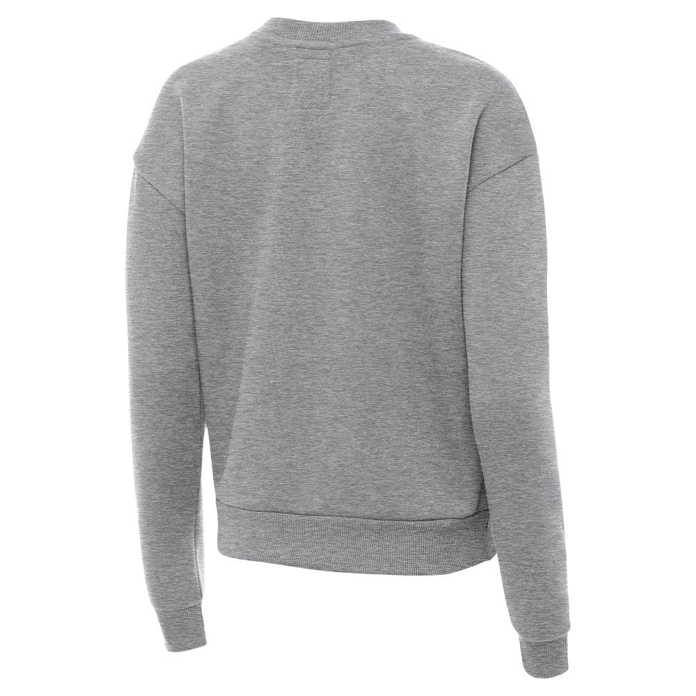 Spain National Team Antigua Women's Takeover Fleece Sweatshirt - Heather Gray