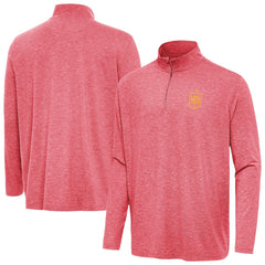 Spain National Team Antigua Masters Quarter-Zip Pullover - Heather Red