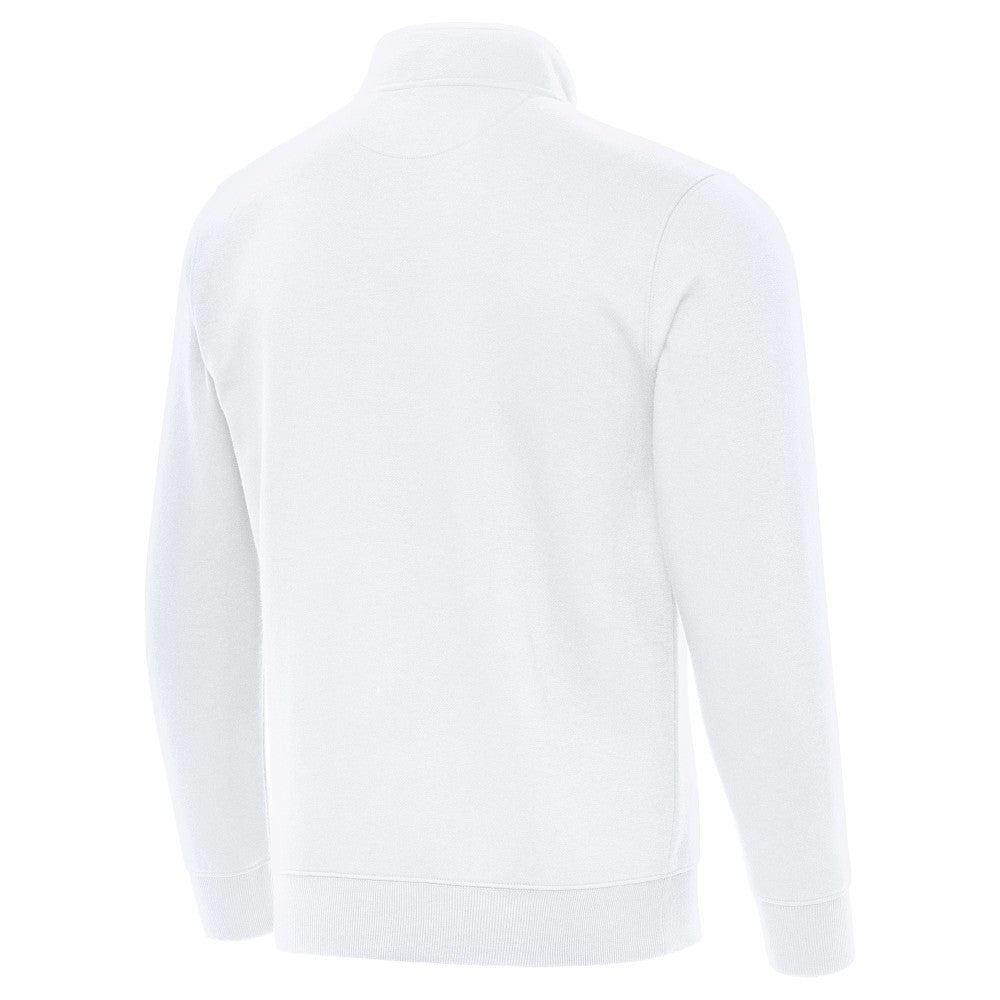 Spain National Team Antigua Landslide Quarter-Zip Pullover - White