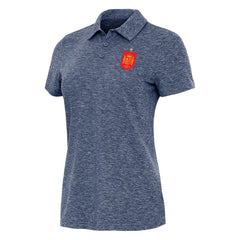 Spain National Team Antigua Women's Triple Shot Polo - Heather Navy