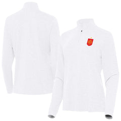 Spain National Team Antigua Women's Quarter-Zip Pullover - White