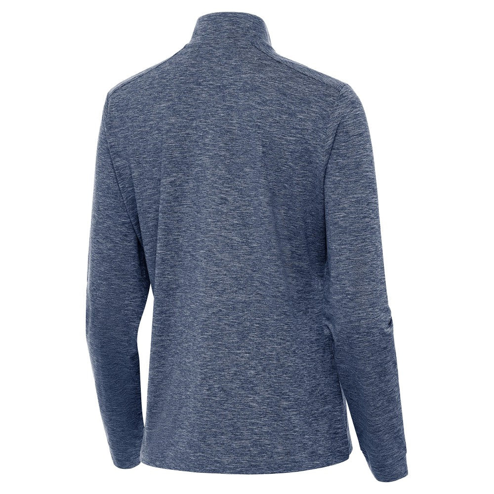Spain National Team Antigua Women's Quarter-Zip Pullover - Heather Navy