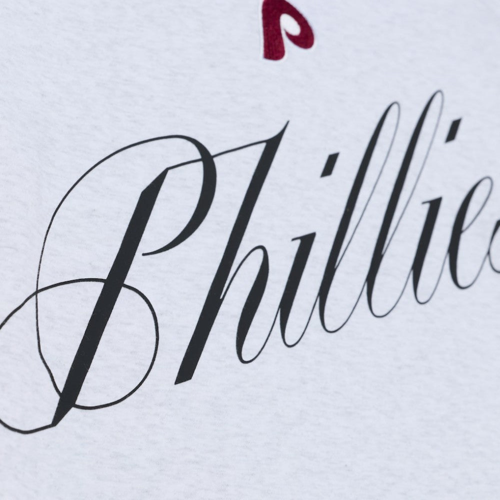 Philadelphia Phillies Mitchell & Ness Women's Script Cropped Boxy T-Shirt Near Me