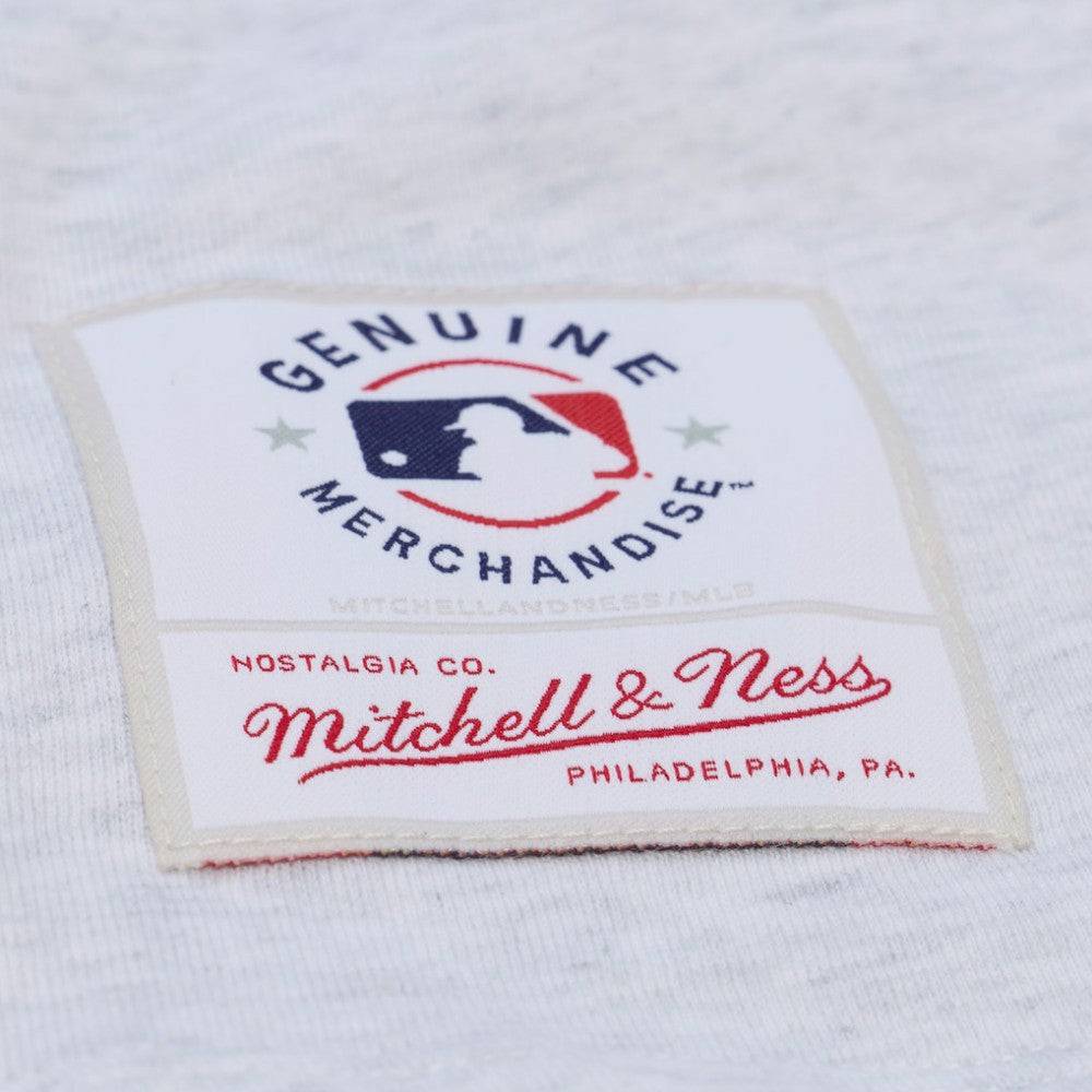 Atlanta Braves Mitchell & Ness Women's Script Cropped Boxy T-Shirt Lifestyle