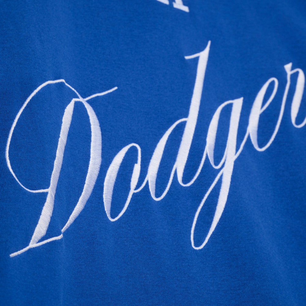 Los Angeles Dodgers Mitchell & Ness Women's Script Sweatshirt discount