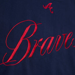 Atlanta Braves Mitchell & Ness Women's Script Sweatshirt for sale