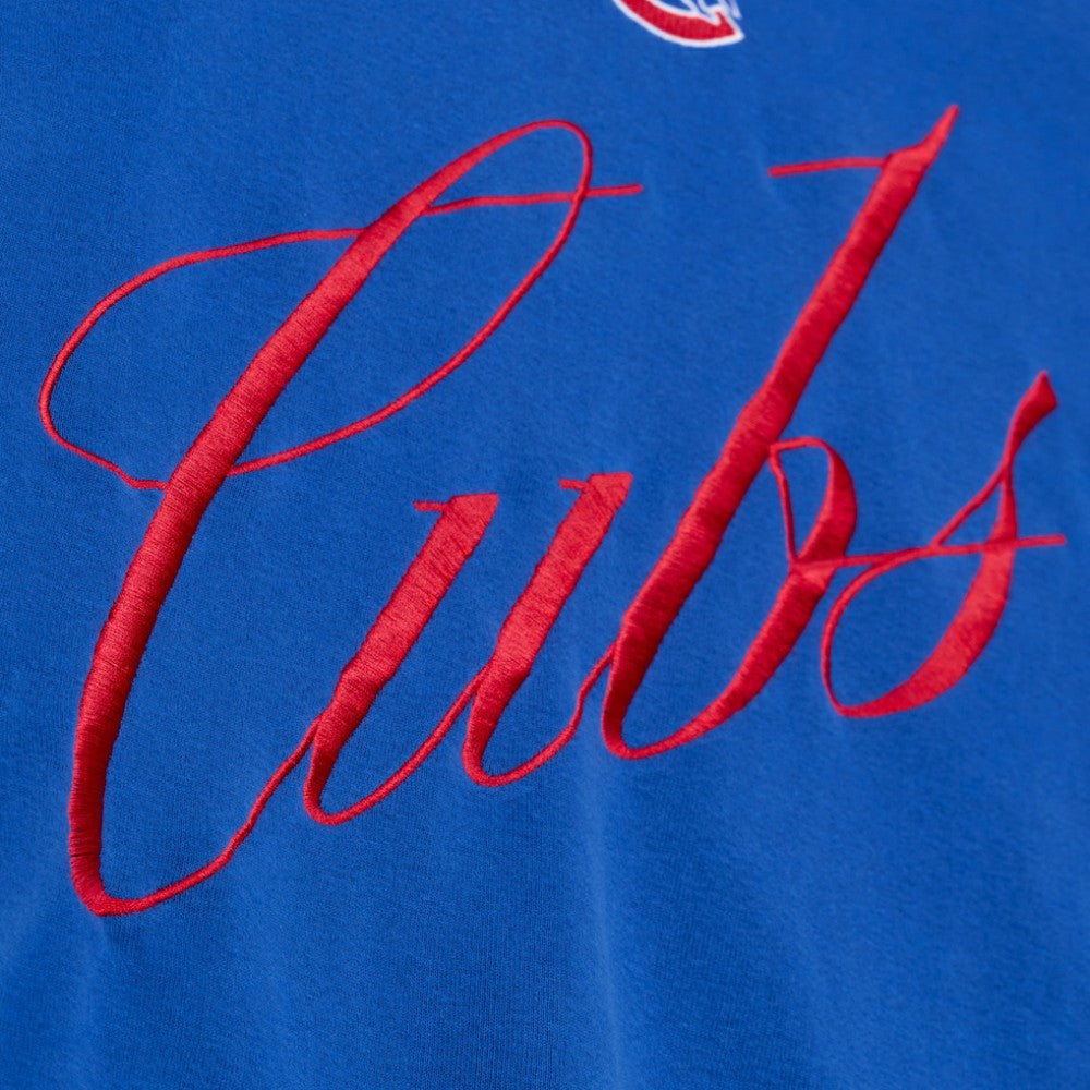 Chicago Cubs Mitchell & Ness Women's Script Sweatshirt Online