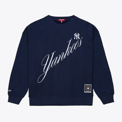 New York Yankees Mitchell & Ness Women's Script Sweatshirt discount