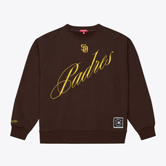 San Diego Padres Mitchell & Ness Women's Script Sweatshirt Online