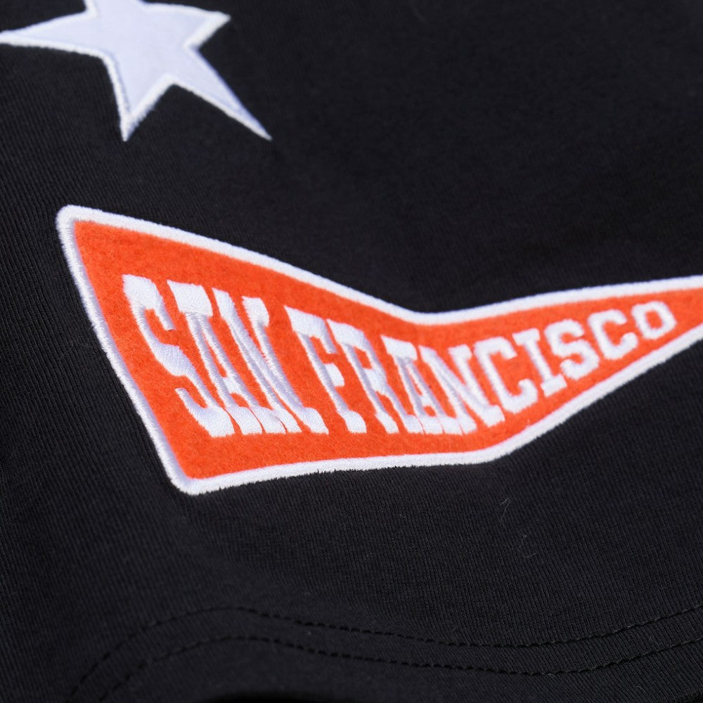 San Francisco Giants Mitchell & Ness Women's Pep Rally Cropped Boxy T-Shirt Clearance