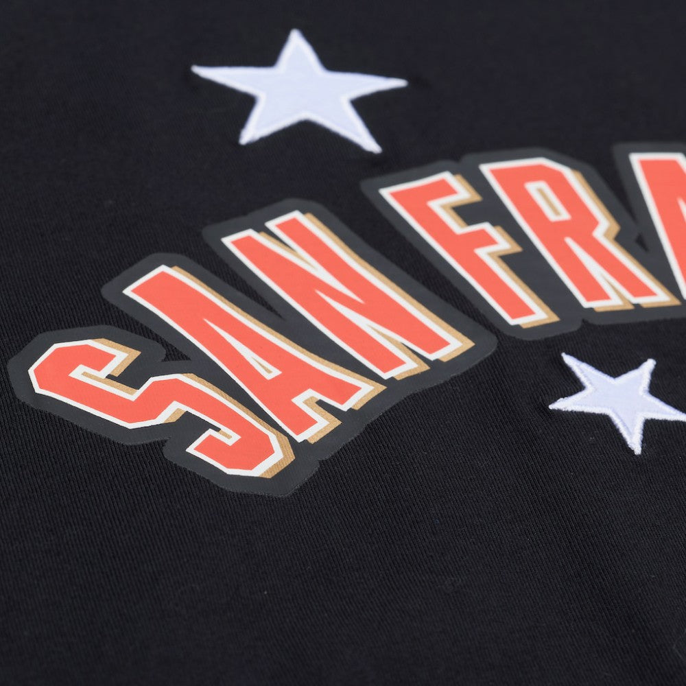 San Francisco Giants Mitchell & Ness Women's Pep Rally Cropped Boxy T-Shirt Clearance