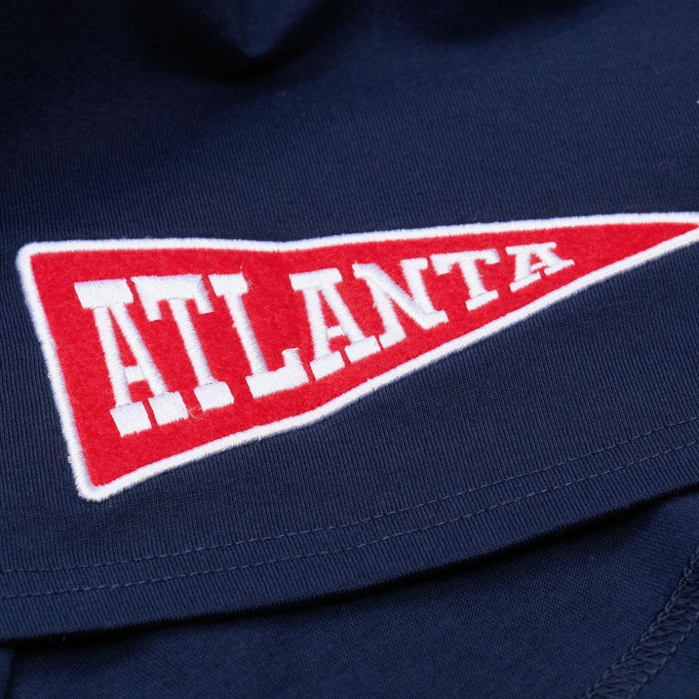 Atlanta Braves Mitchell & Ness Women's Pep Rally Cropped Boxy T-Shirt Online