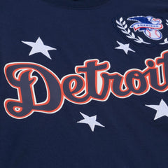 Detroit Tigers Mitchell & Ness Women's Pep Rally Cropped Boxy T-Shirt On Sale