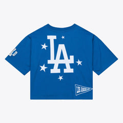 Los Angeles Dodgers Mitchell & Ness Women's Pep Rally Cropped Boxy T-Shirt Near Me