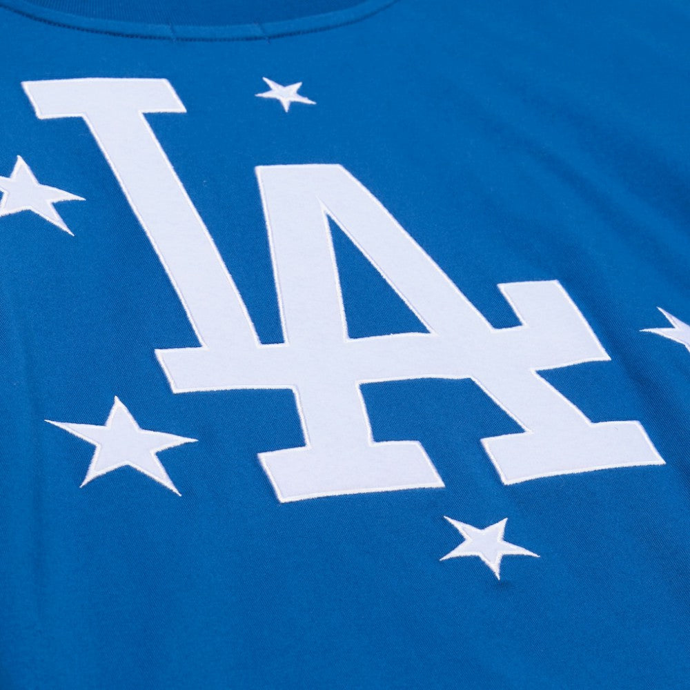Los Angeles Dodgers Mitchell & Ness Women's Pep Rally Cropped Boxy T-Shirt Near Me
