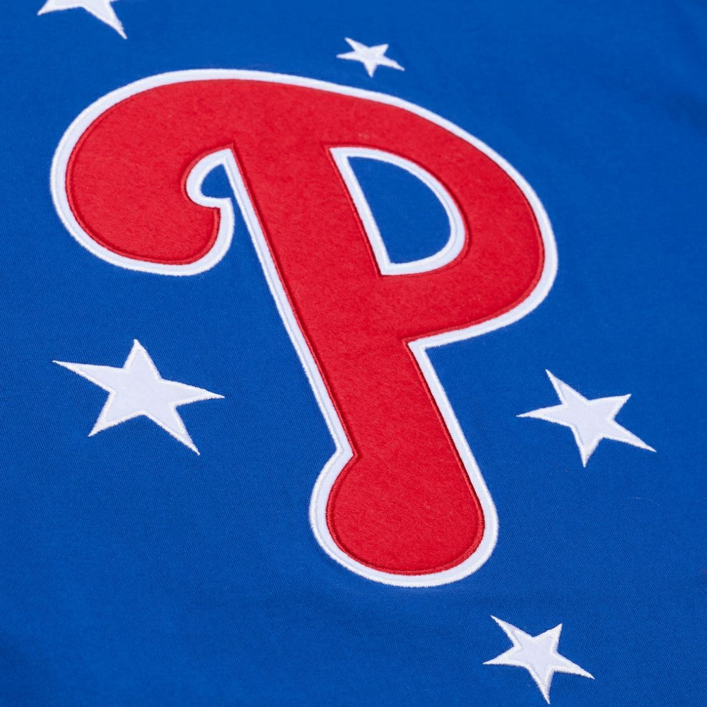 Philadelphia Phillies Mitchell & Ness Women's Pep Rally Cropped Boxy T-Shirt Clearance