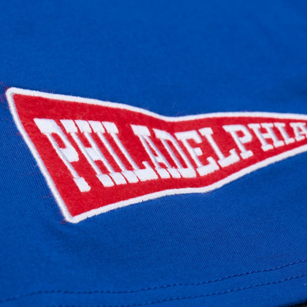 Philadelphia Phillies Mitchell & Ness Women's Pep Rally Cropped Boxy T-Shirt Clearance