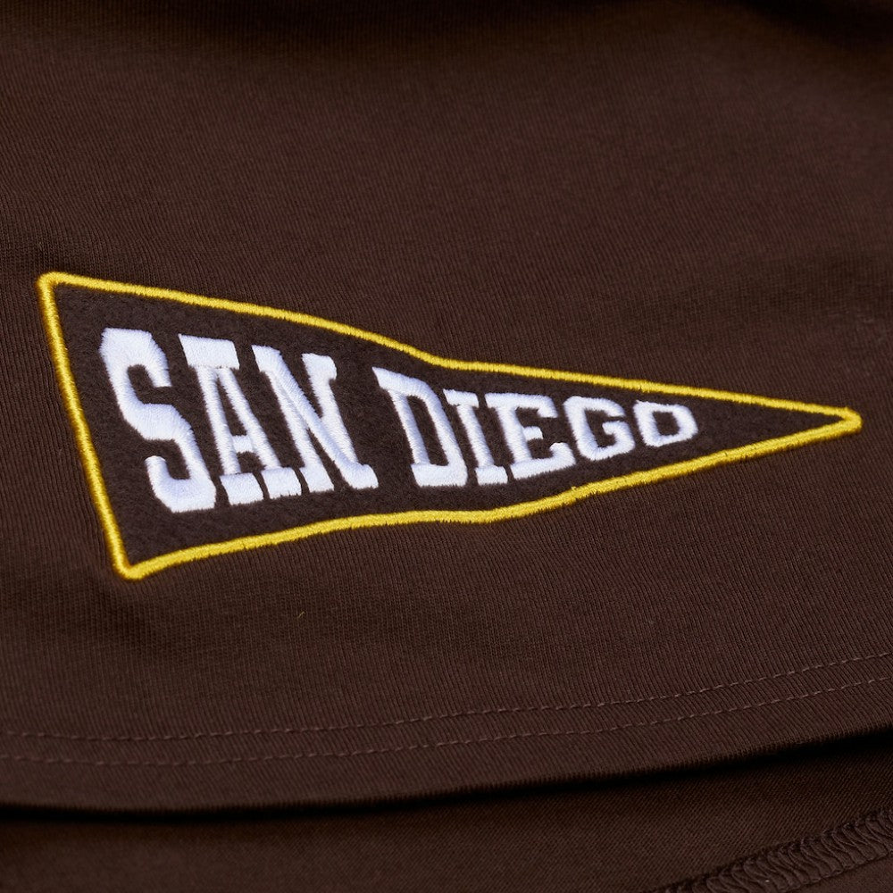 San Diego Padres Mitchell & Ness Women's Pep Rally Cropped Boxy T-Shirt Near Me