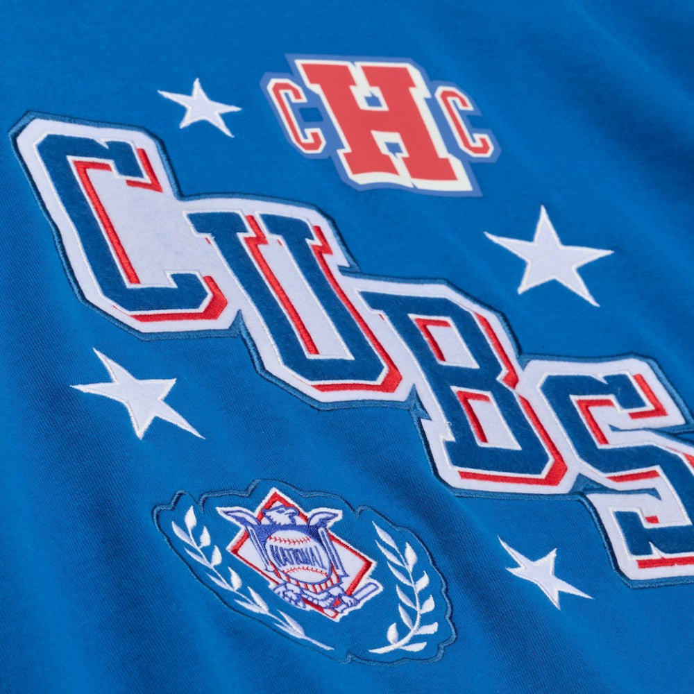 Chicago Cubs Mitchell & Ness Women's Pep Rally Sweatshirt On Sale