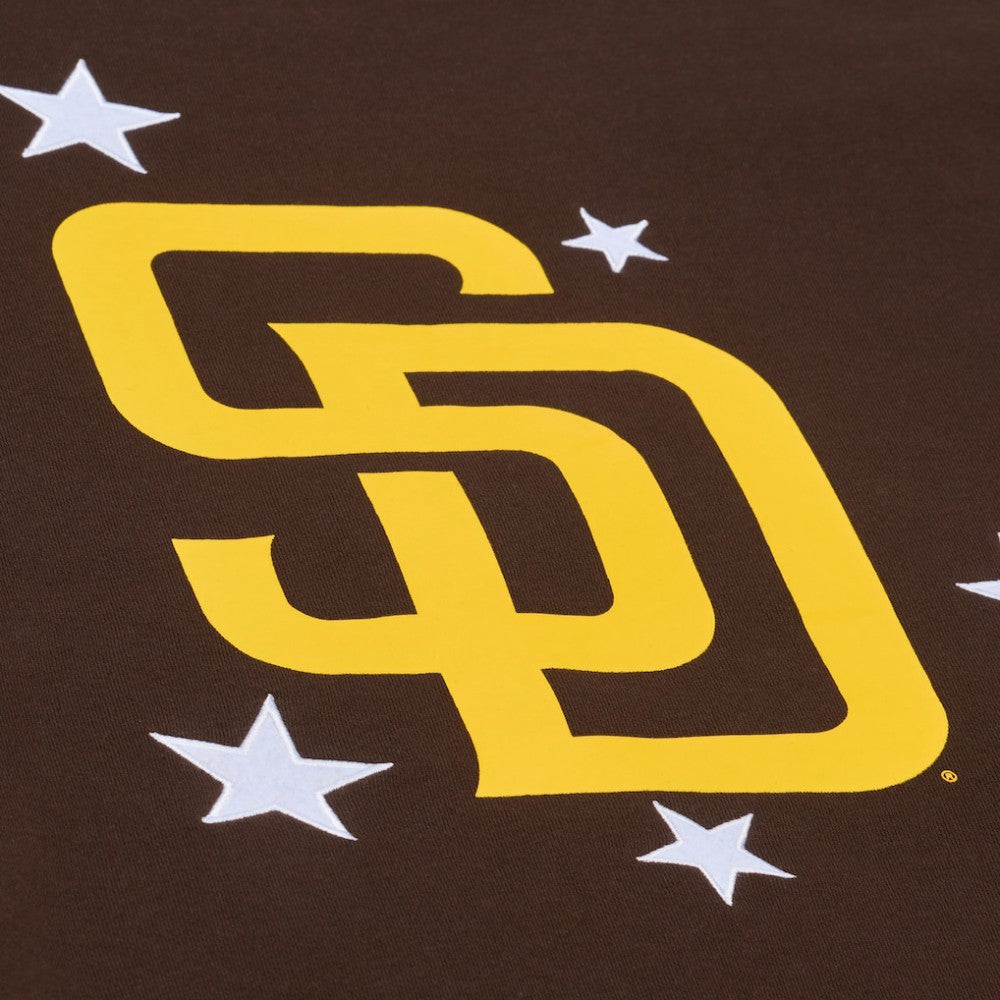 San Diego Padres Mitchell & Ness Women's Pep Rally Sweatshirt On Sale
