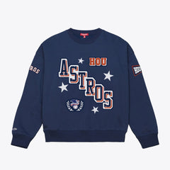 Houston Astros Mitchell & Ness Women's Pep Rally Sweatshirt Clearance