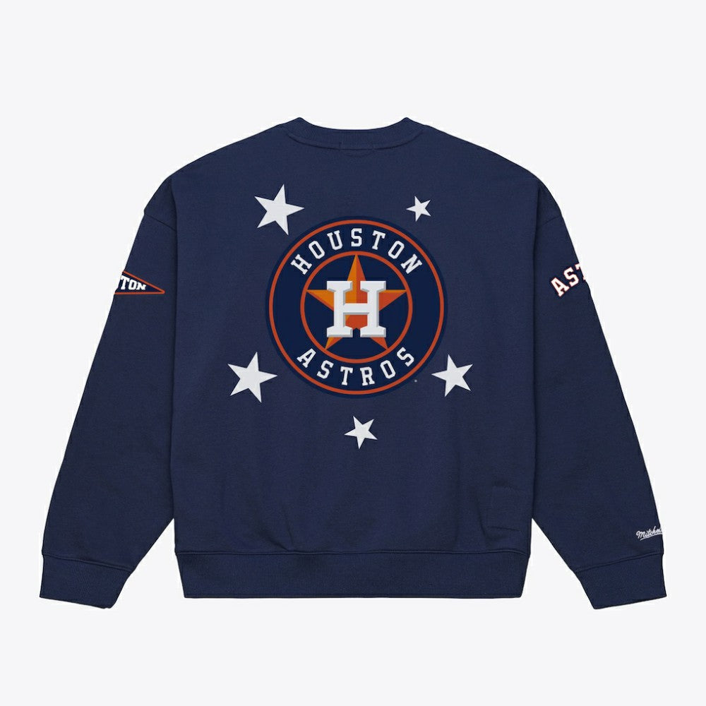 Houston Astros Mitchell & Ness Women's Pep Rally Sweatshirt Clearance