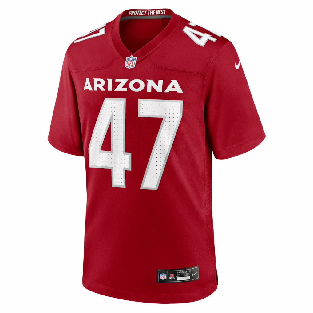 Channing Tindall Arizona Cardinals Team Game Jersey Cardinal - Nike