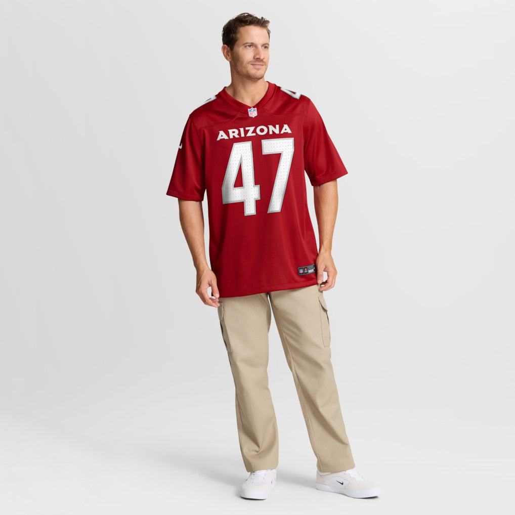 Channing Tindall Arizona Cardinals Team Game Jersey Cardinal - Nike