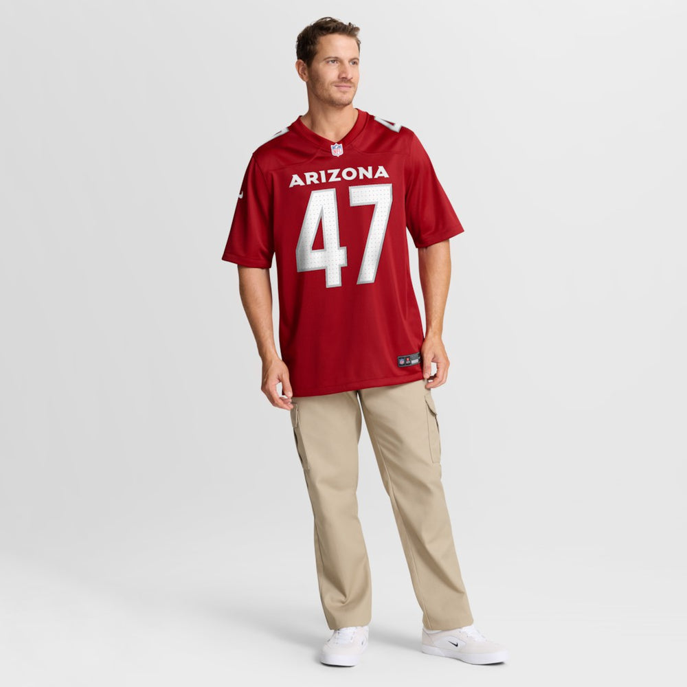 Channing Tindall Arizona Cardinals Team Game Jersey Cardinal - Nike