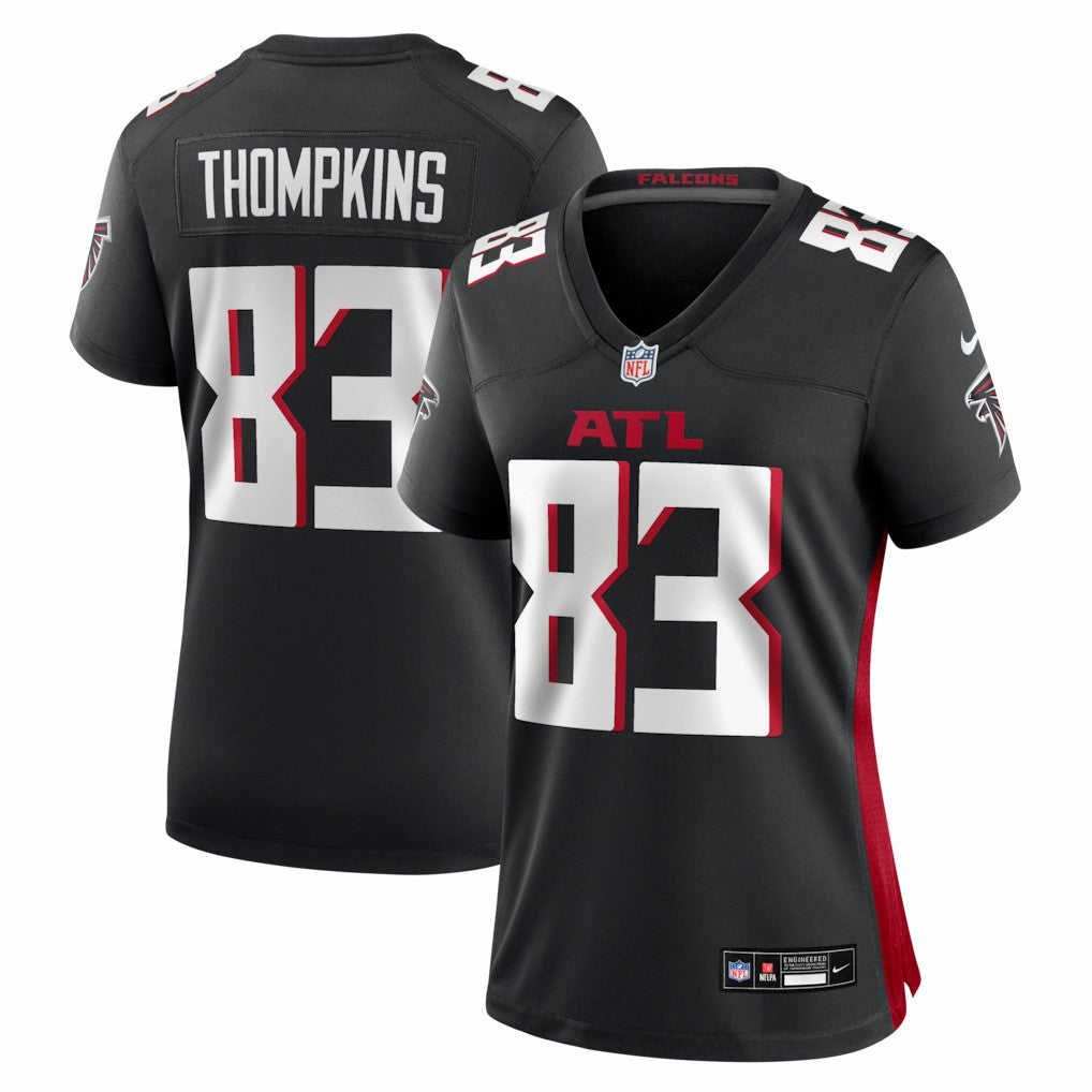 Deven Thompkins Atlanta Falcons Women's Team Game Jersey Black - Nike
