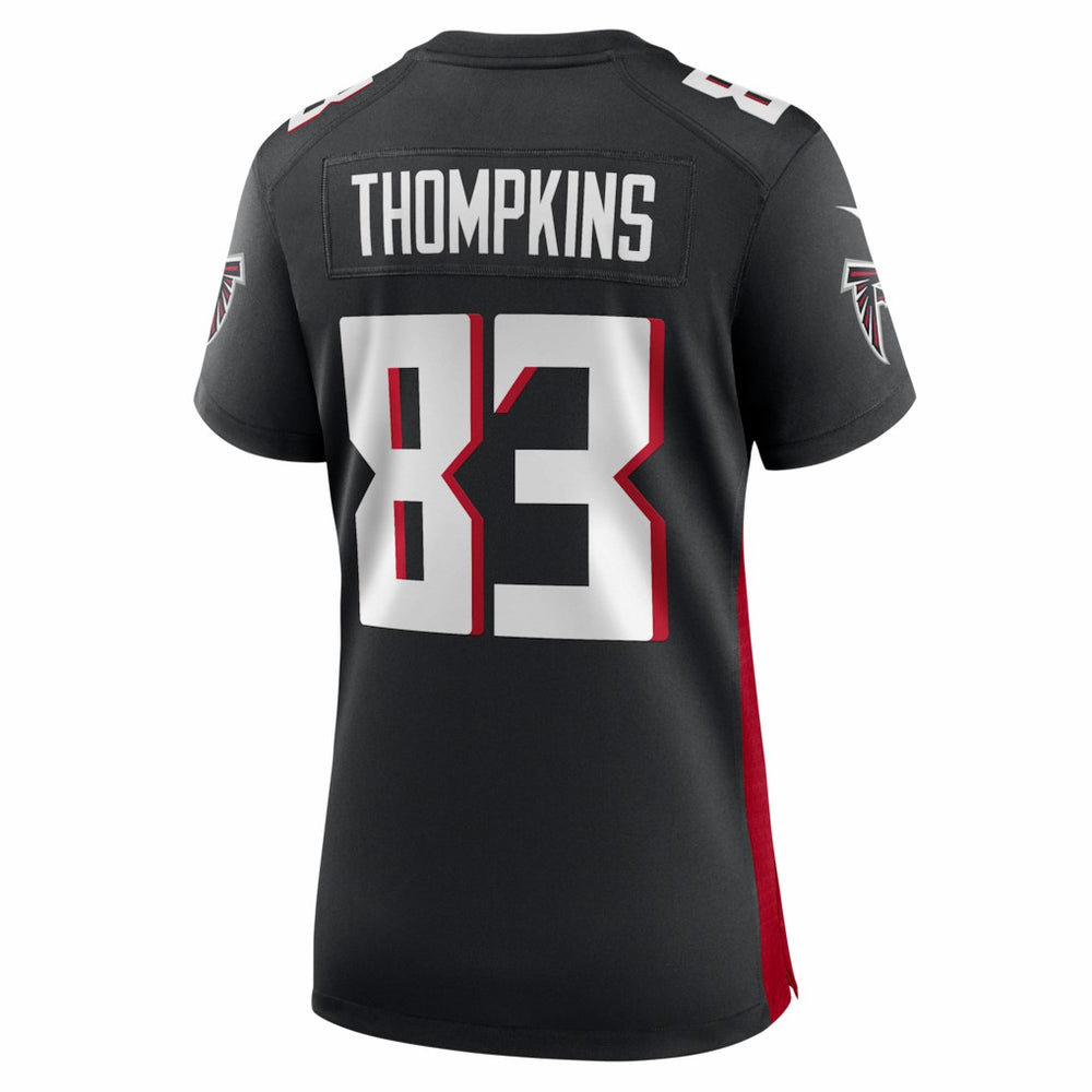 Deven Thompkins Atlanta Falcons Women's Team Game Jersey Black - Nike